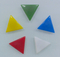 Triangular Glass Whiteboard Magnet Can Hold 6 Sheets Of Paper
