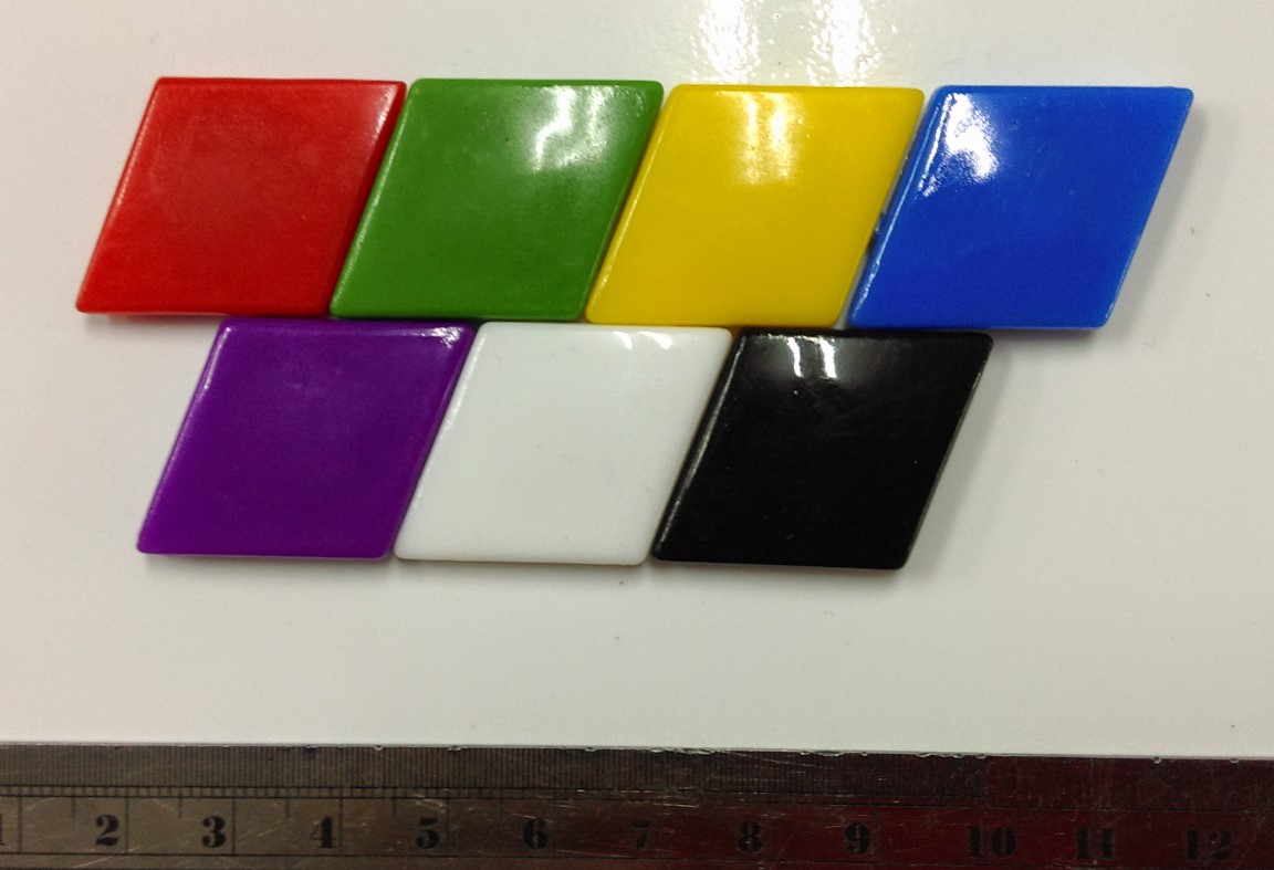 Rhombic Glass Whiteboard Magnet Can Hold 6 Sheets Of Paper